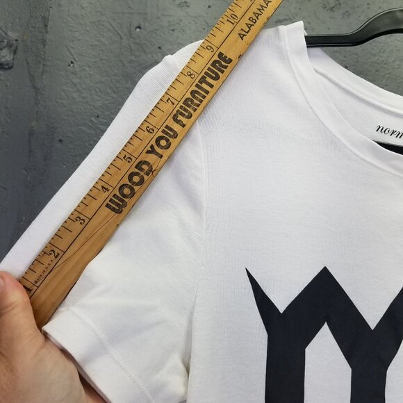 Norma Kamali VIRGO T-Shirt Women's XL Zodiac Astrology Tee Organic Cotton White - Picture 14 of 15